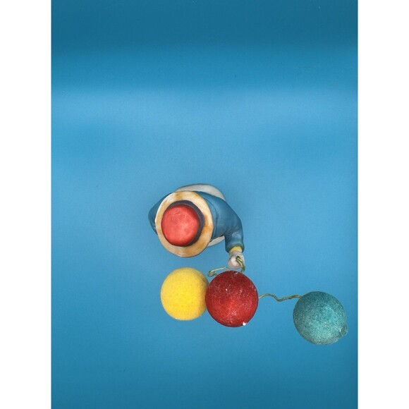 Flambro Clown w/ Balloons Emmett Kelly Jr Porcelain Figurine- Vintage, 1984 - Picture 5 of 6